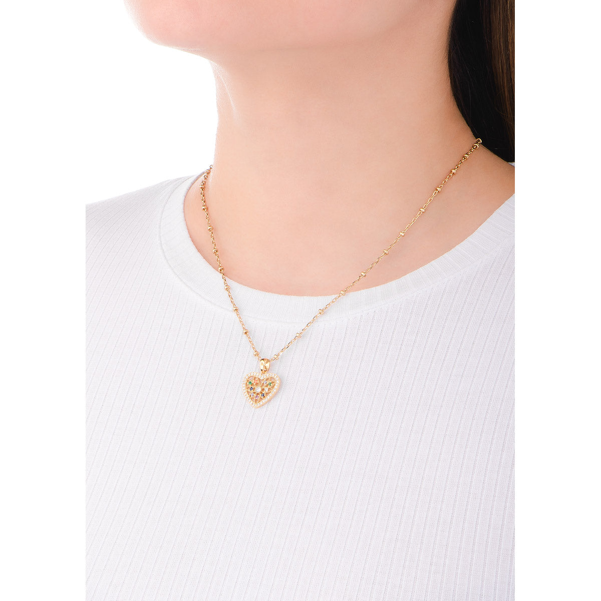 Nice & Bella Gold Plated Necklace with Nicestone