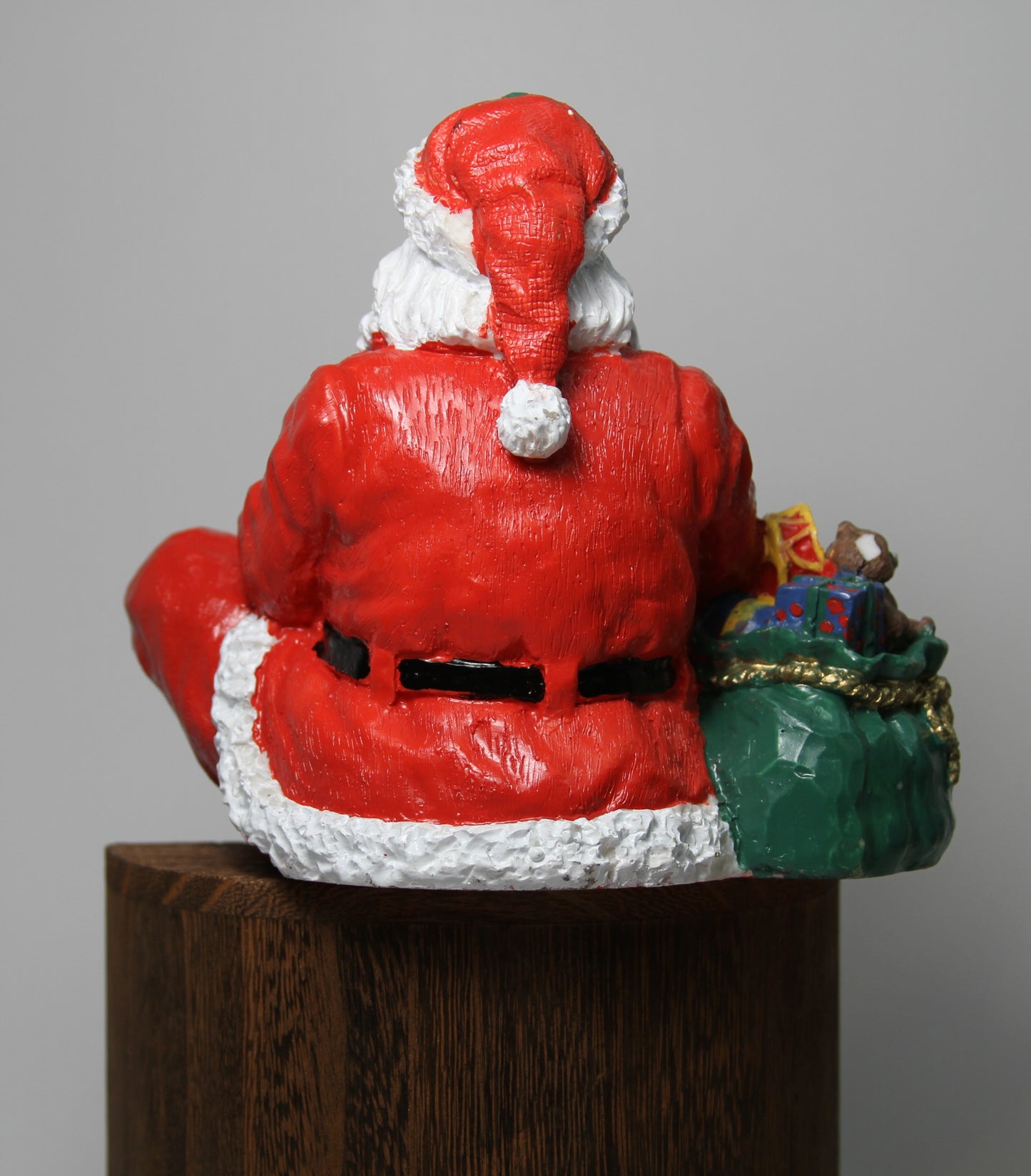 Shelf Sitter Santa Claus Bag Of Presents Train