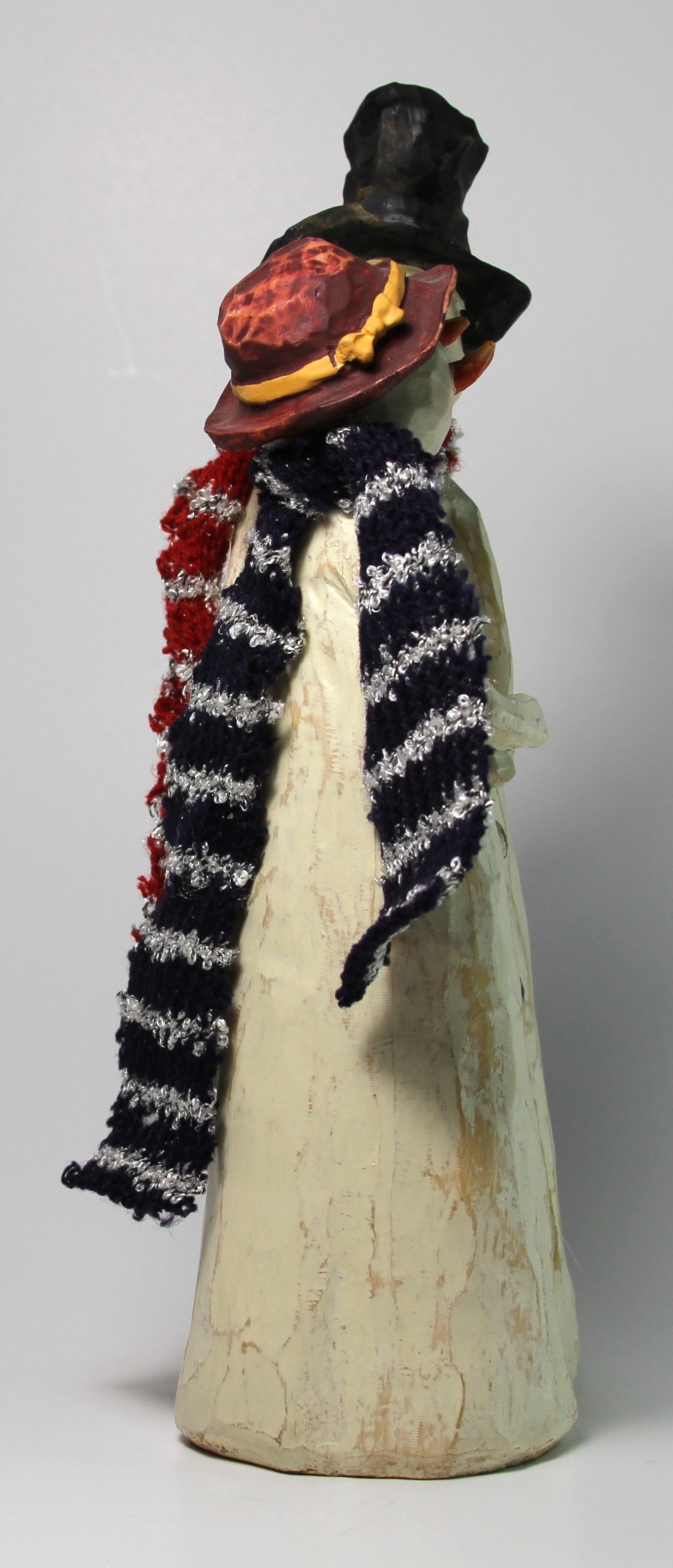 DENNIS EAST INTERNATIONAL RUSTIC SNOWMAN COUPLE