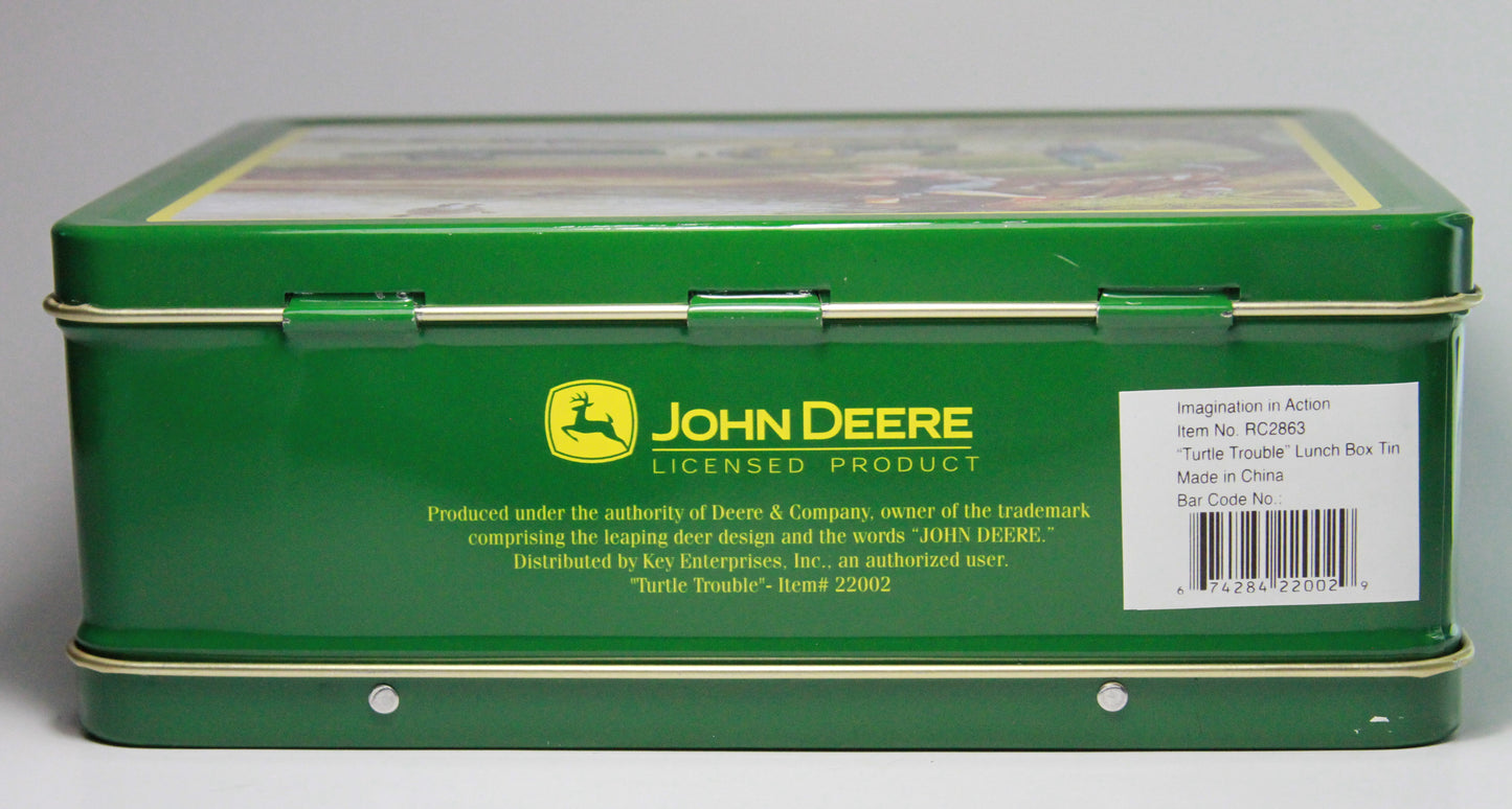 John Deere "Turtle Trouble" Metal Lunch Box