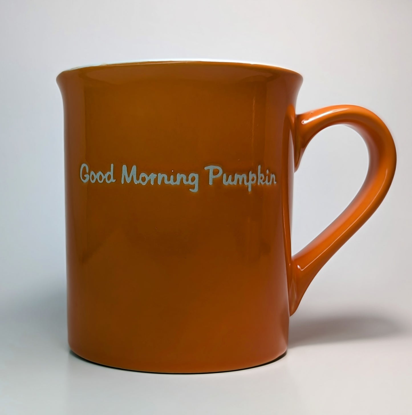 Orange Good Morning Pumpkin Mug