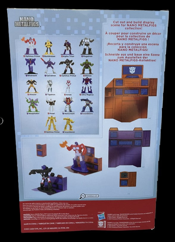 Jada Toys G1 & Beast Wars Transformers 1.65" 18-Pack Nanofigs Multi-Pack Series 3