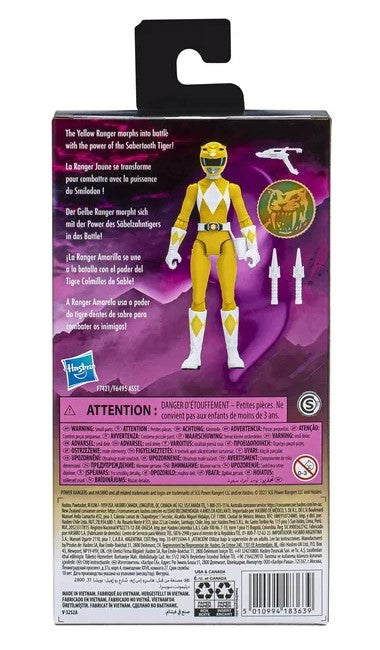 Power Rangers: Mighty Morphin Yellow Ranger Toy Action Figure