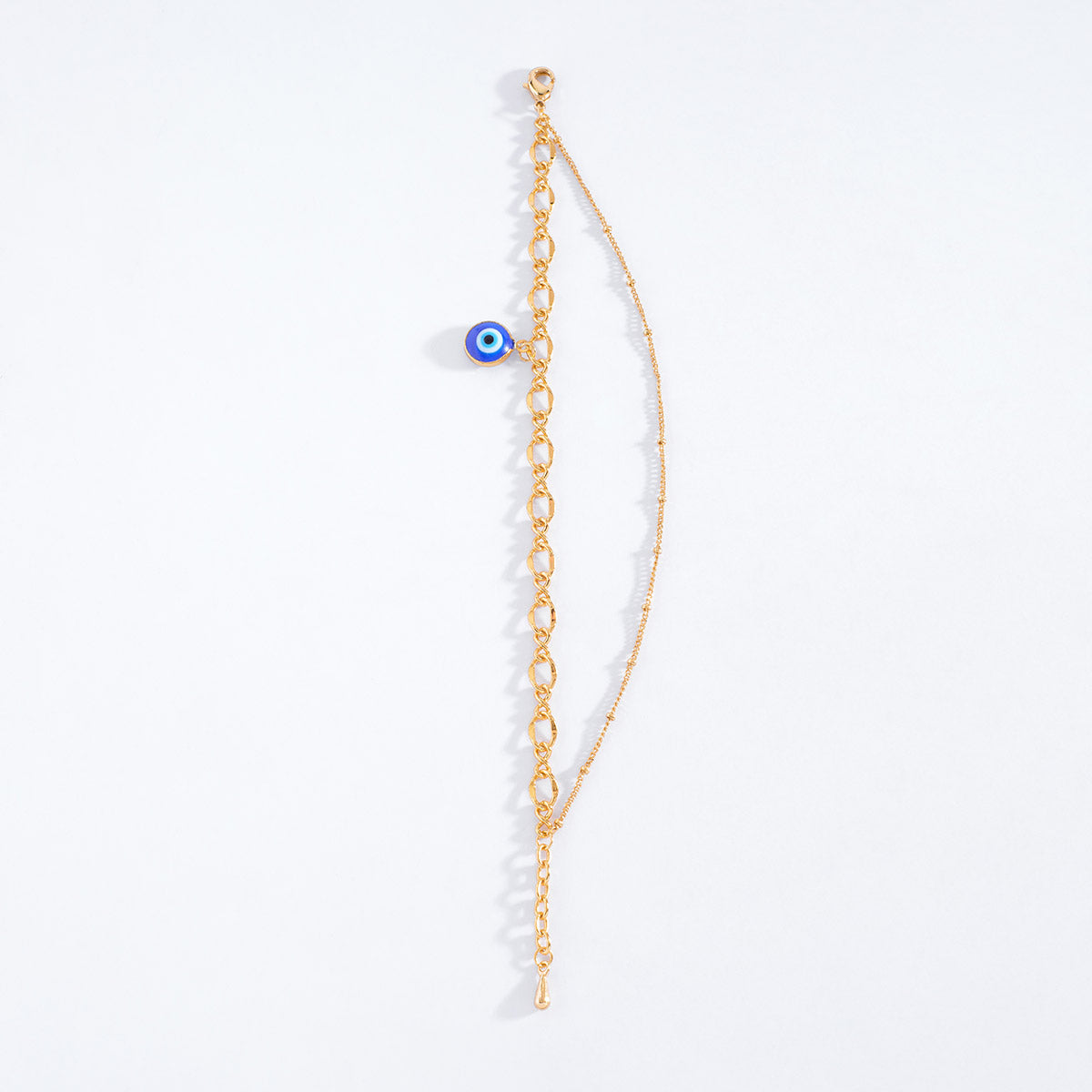 Nice & Bella Gold Plated Necklace & Bracelet with Eyes