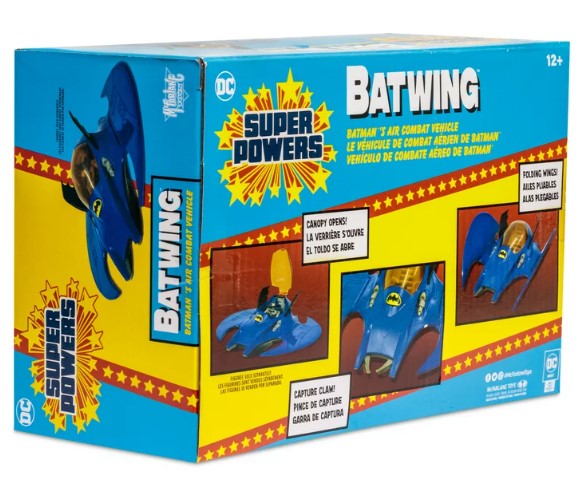 DC DIRECT - SUPER POWERS VEHICLES - WV1 – BATWING & SUPERMOBILE