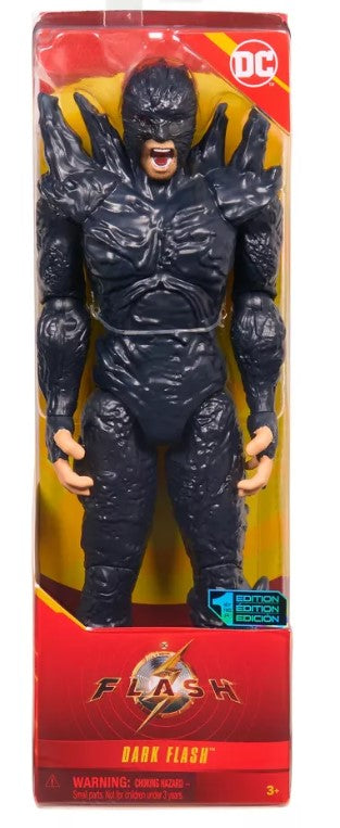 DC COMICS THE FLASH BATMAN, THE FLASH, DARK FLASH, YOUNG BARRY 12" ACTION FIGURE