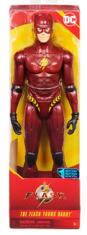 DC COMICS THE FLASH BATMAN, THE FLASH, DARK FLASH, YOUNG BARRY 12" ACTION FIGURE