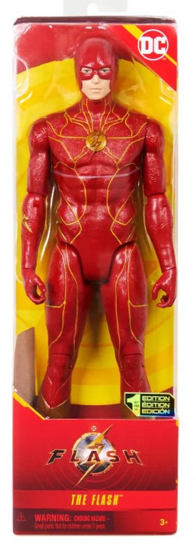 DC COMICS THE FLASH BATMAN, THE FLASH, DARK FLASH, YOUNG BARRY 12" ACTION FIGURE