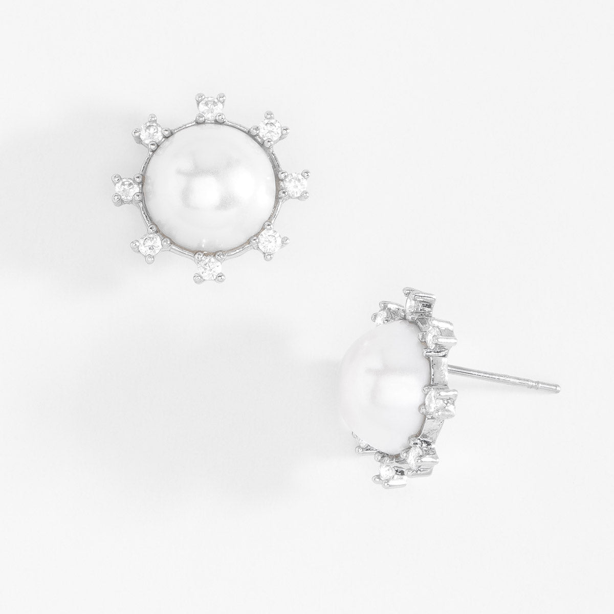 Nice & Bella Platinum Plated Earrings & Necklace