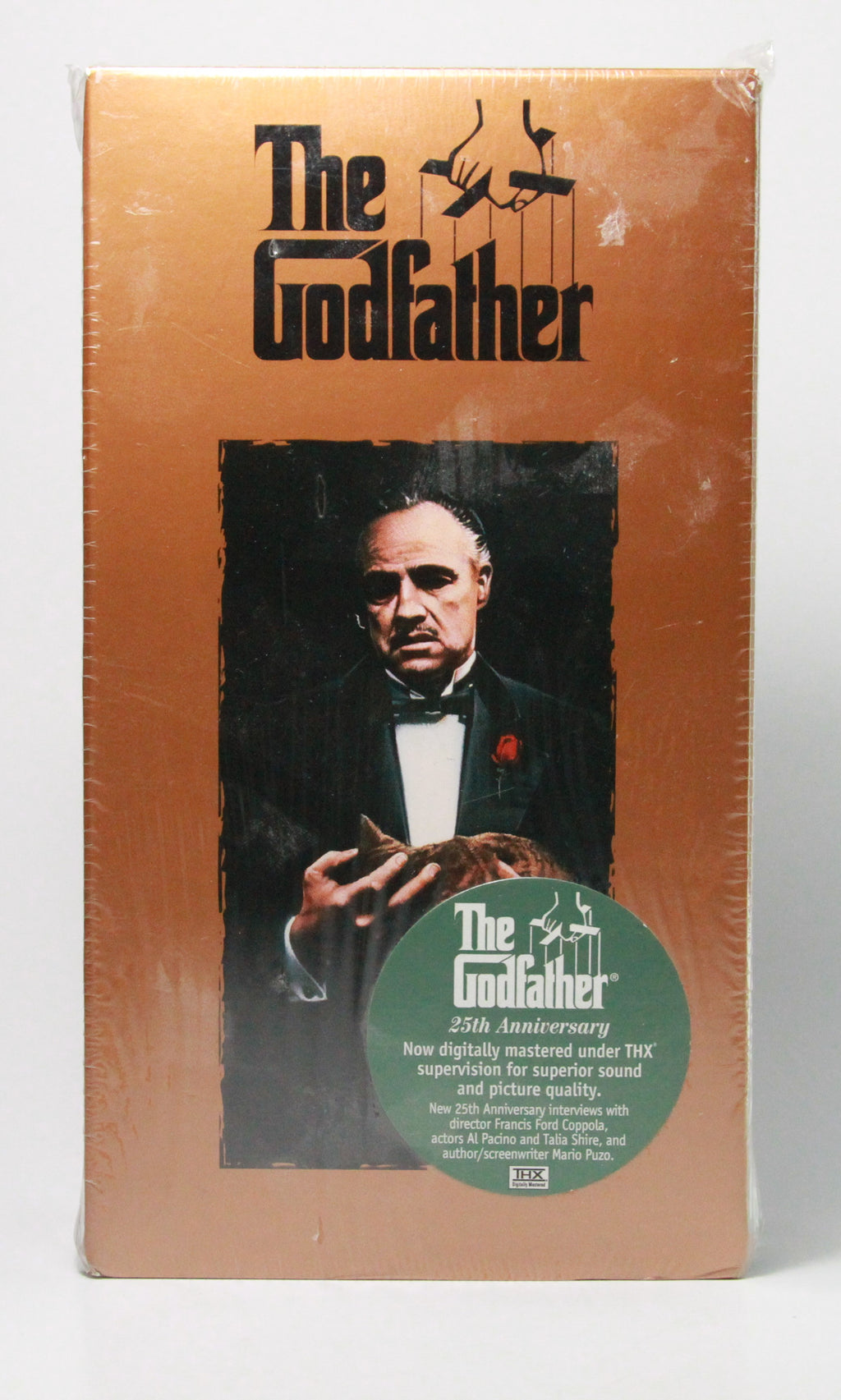 The GODFATHER! Brand New VHS Movie! Sealed 2-Tape Set!