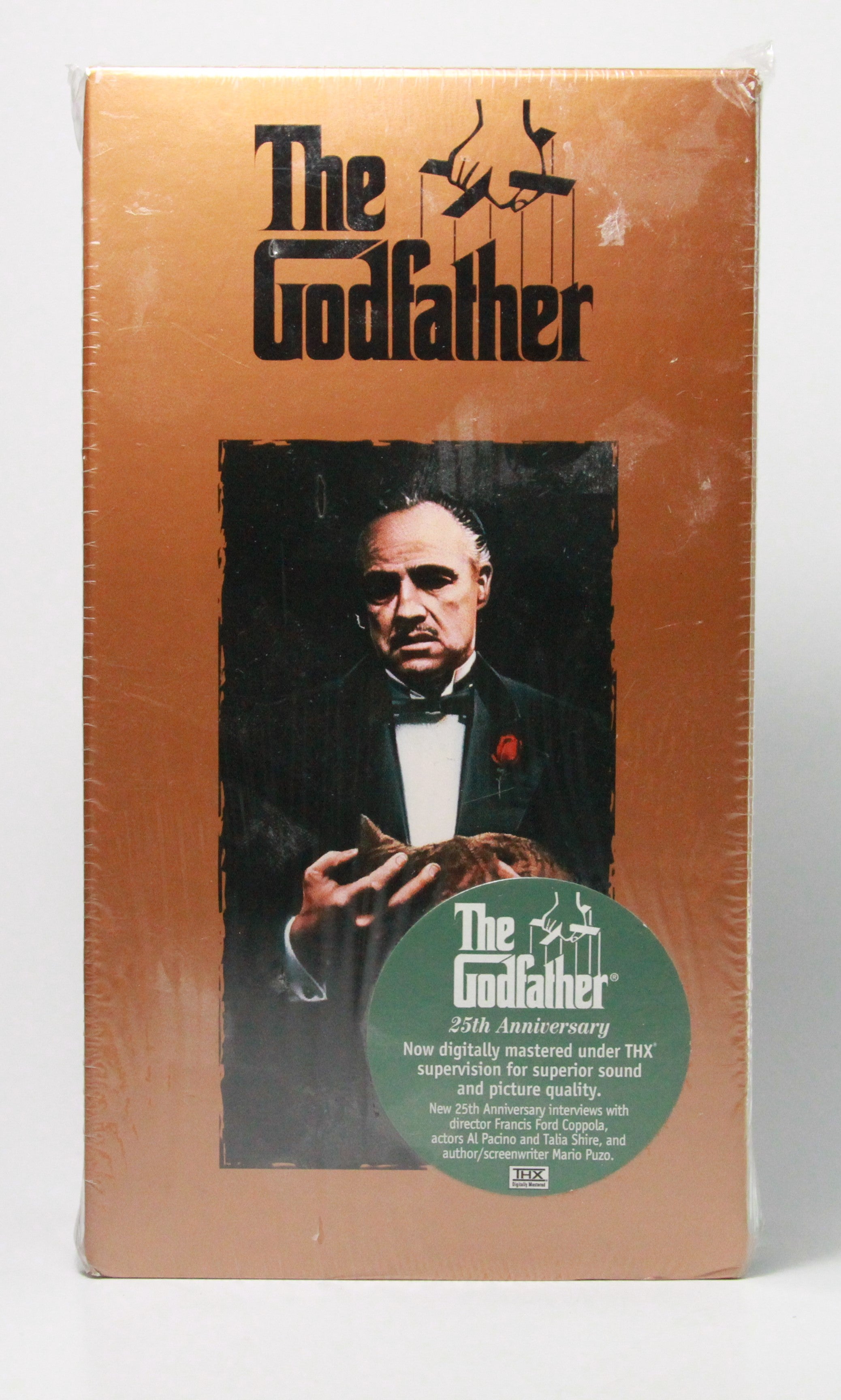 The GODFATHER! Brand New VHS Movie! Sealed 2-Tape Set!