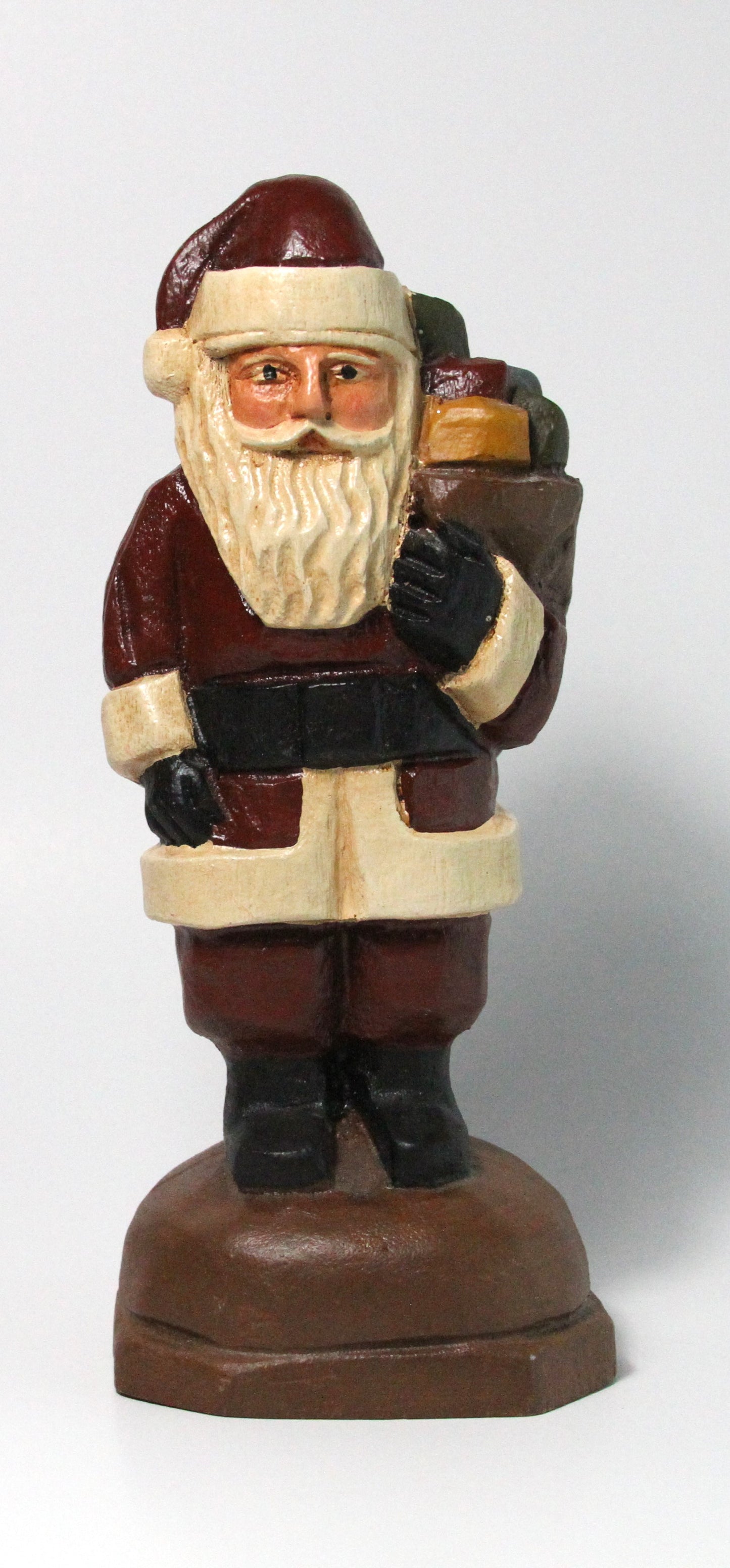 Vintage Christmas Themed Old Santa Claus Figurine