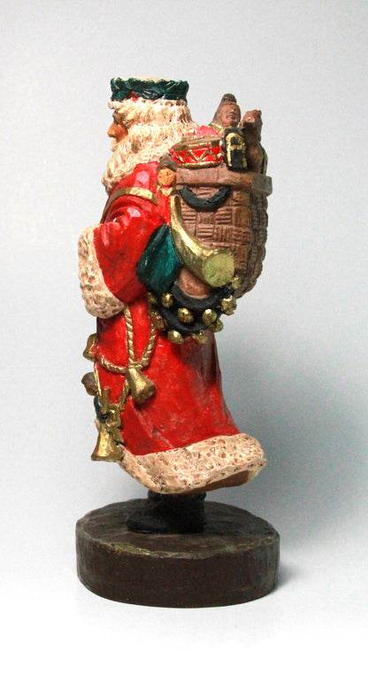 Antique Rare St Nicholas Old World Christmas Santa Claus Statue