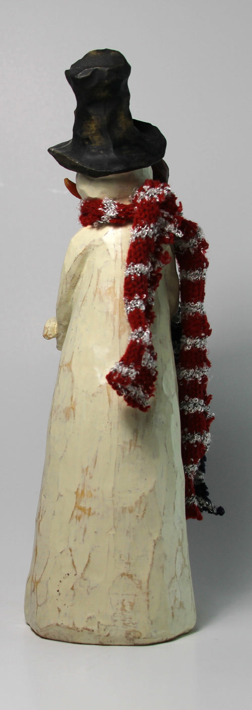 DENNIS EAST INTERNATIONAL RUSTIC SNOWMAN COUPLE