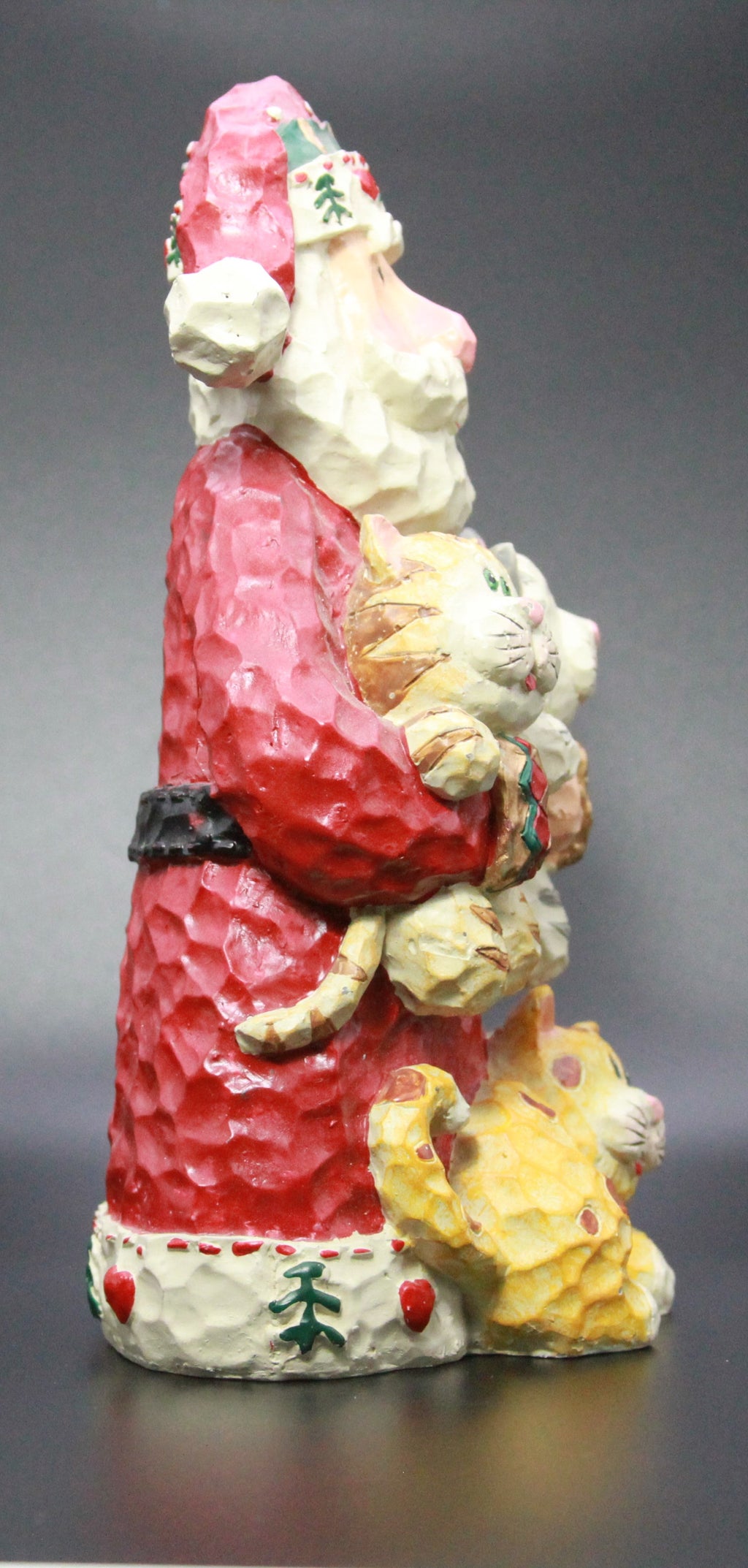 Santa & Cats Figurine