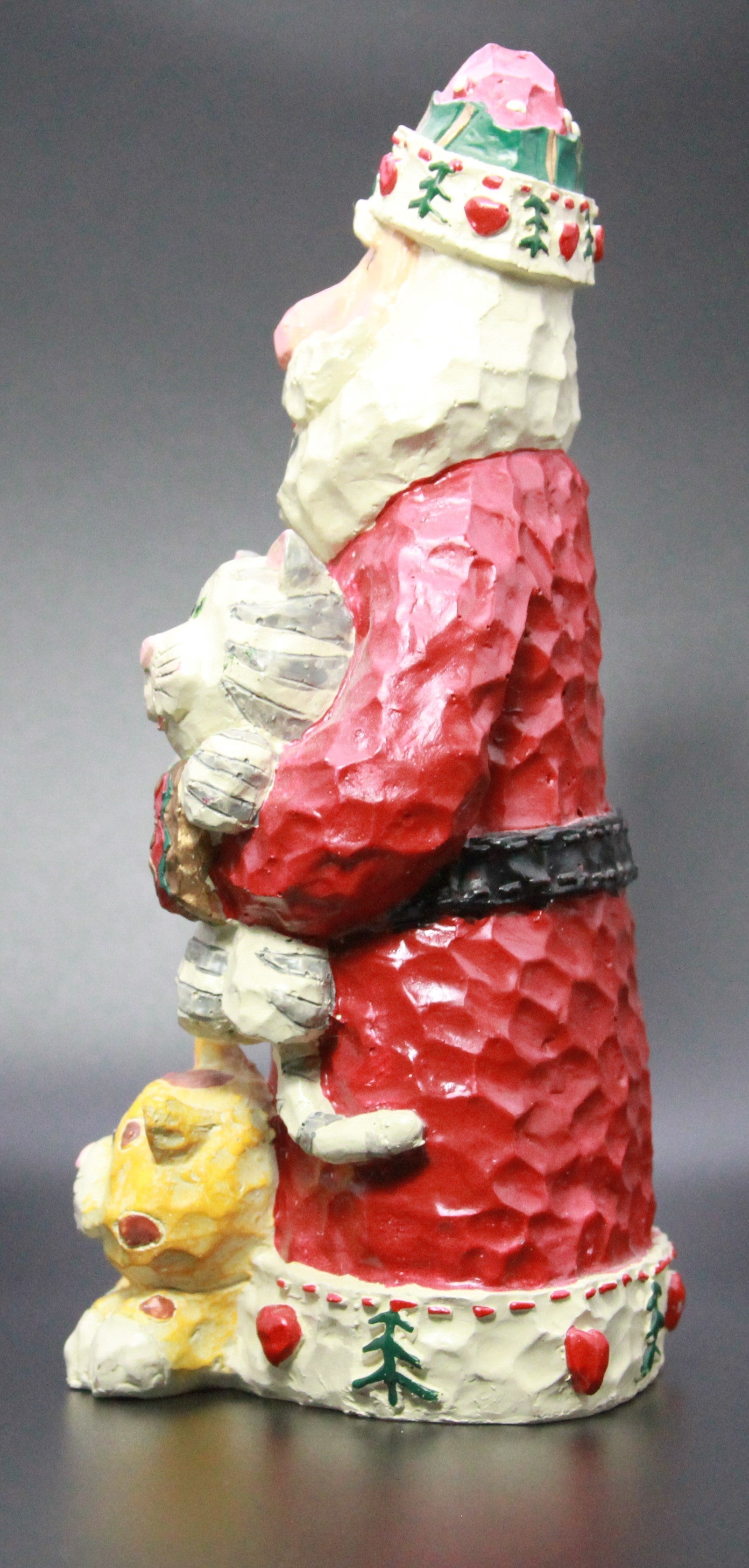 Santa & Cats Figurine