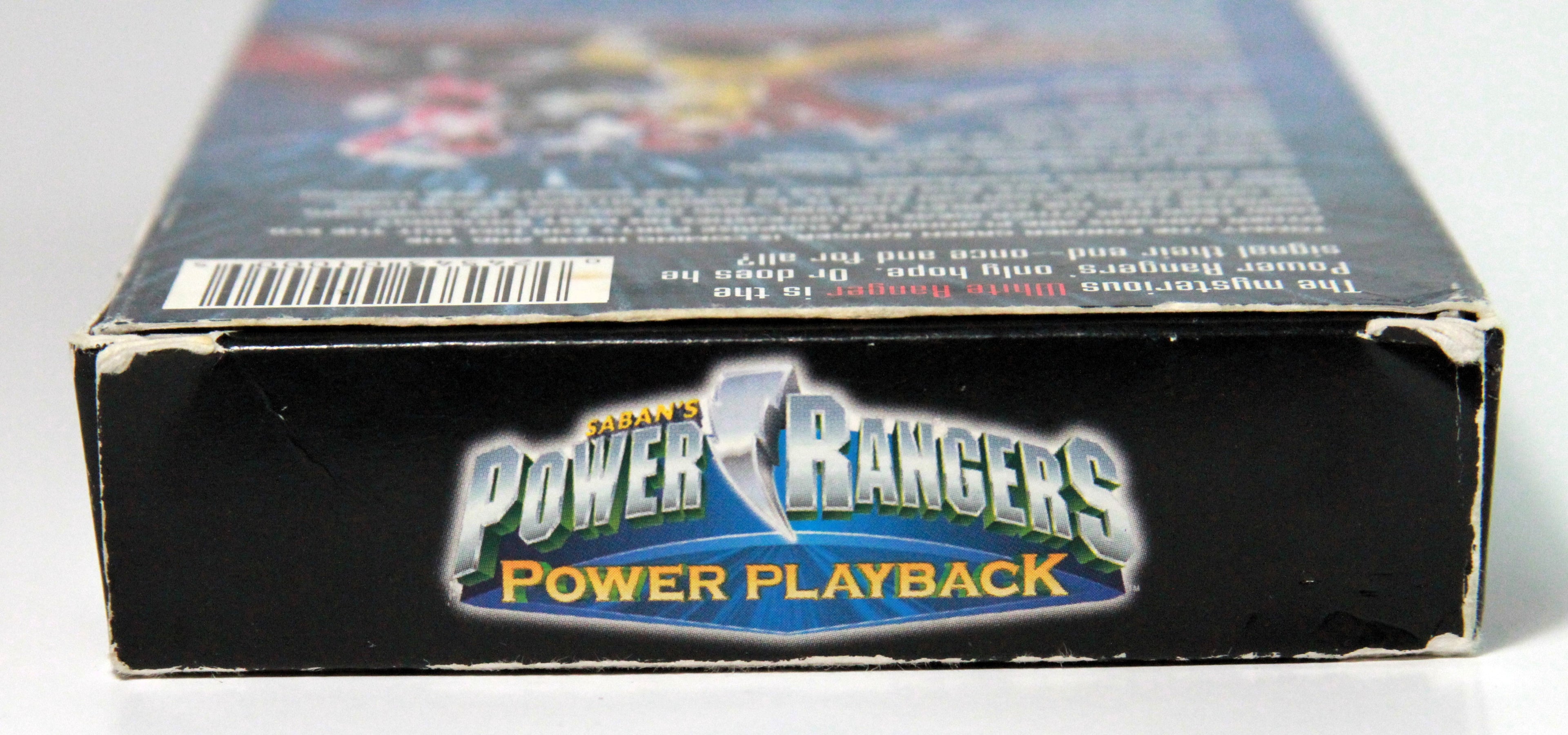 Power Rangers Power Playback Ranger Edition White Ranger Adventure VHS