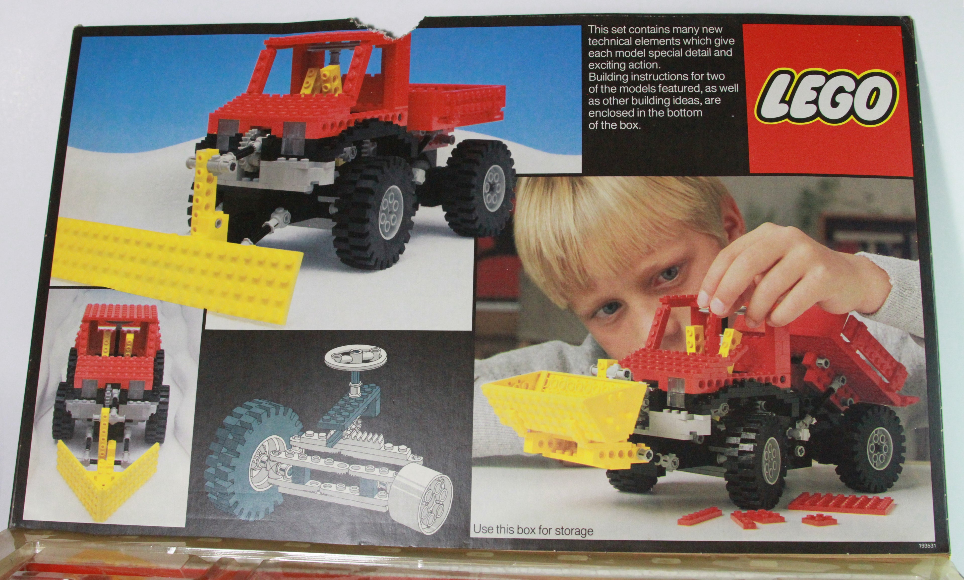 VINTAGE LEGO TECHNIC 8848 POWER TRUCK FROM 1981