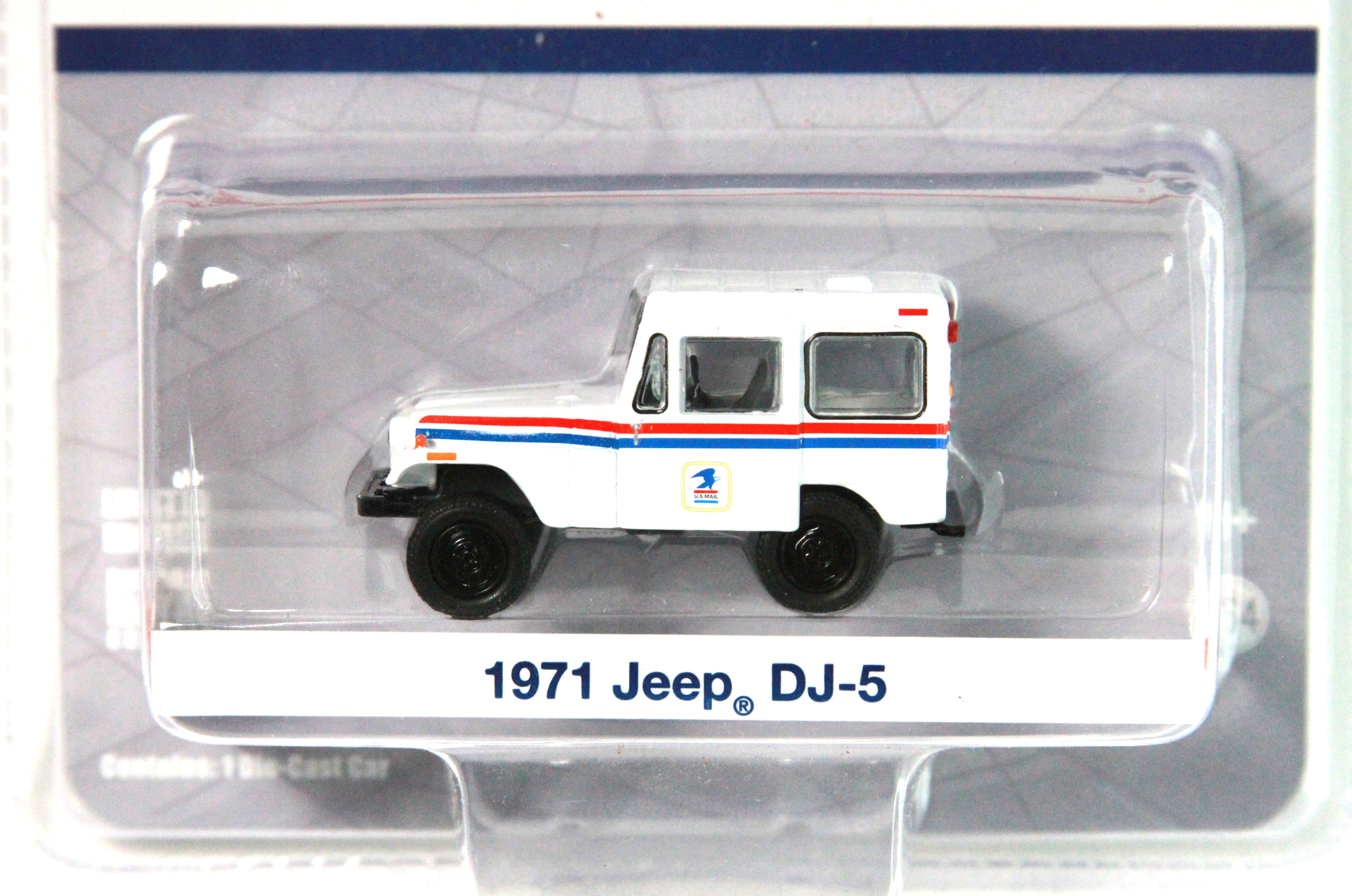 Greenlight 1/64 USPS United States Postal Service 1971 Jeep DJ-5 WHITE 29997-B