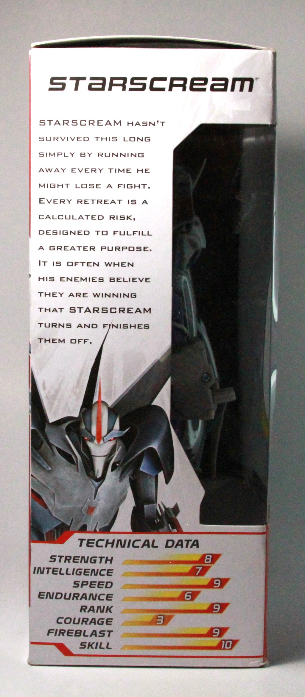 Transformers STARSCREAM Prime Voyager Series 1 with Glowing Blaster