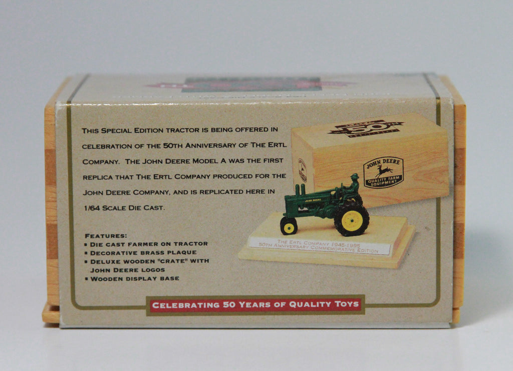 ERTL - 50th Anniversary 1945-1995 - John Deere Model A - 1:64 Scale