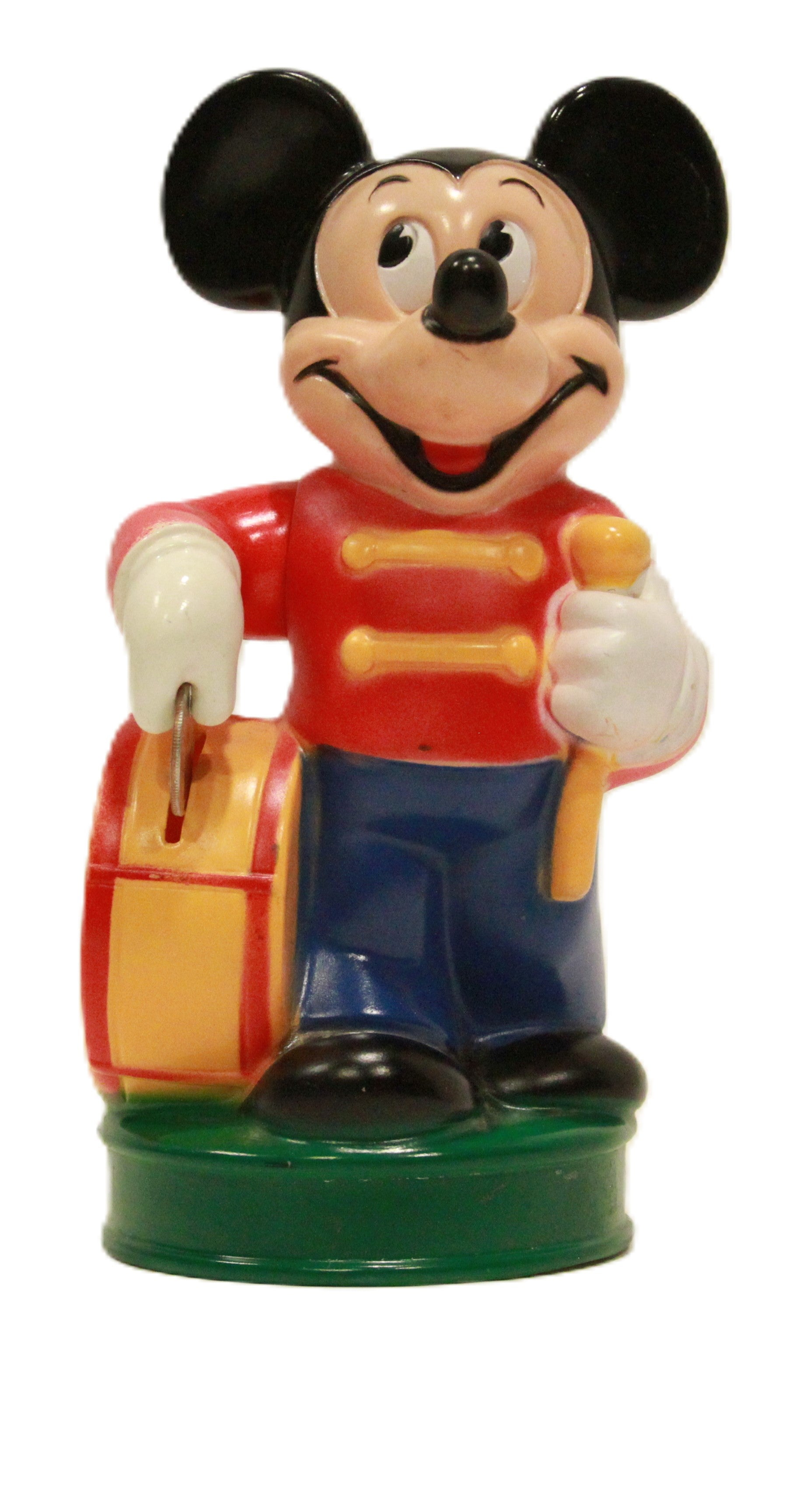 Four Fire King Anchor Hocking Pepsi Mickey Mouse & Marching Band Coin Bank