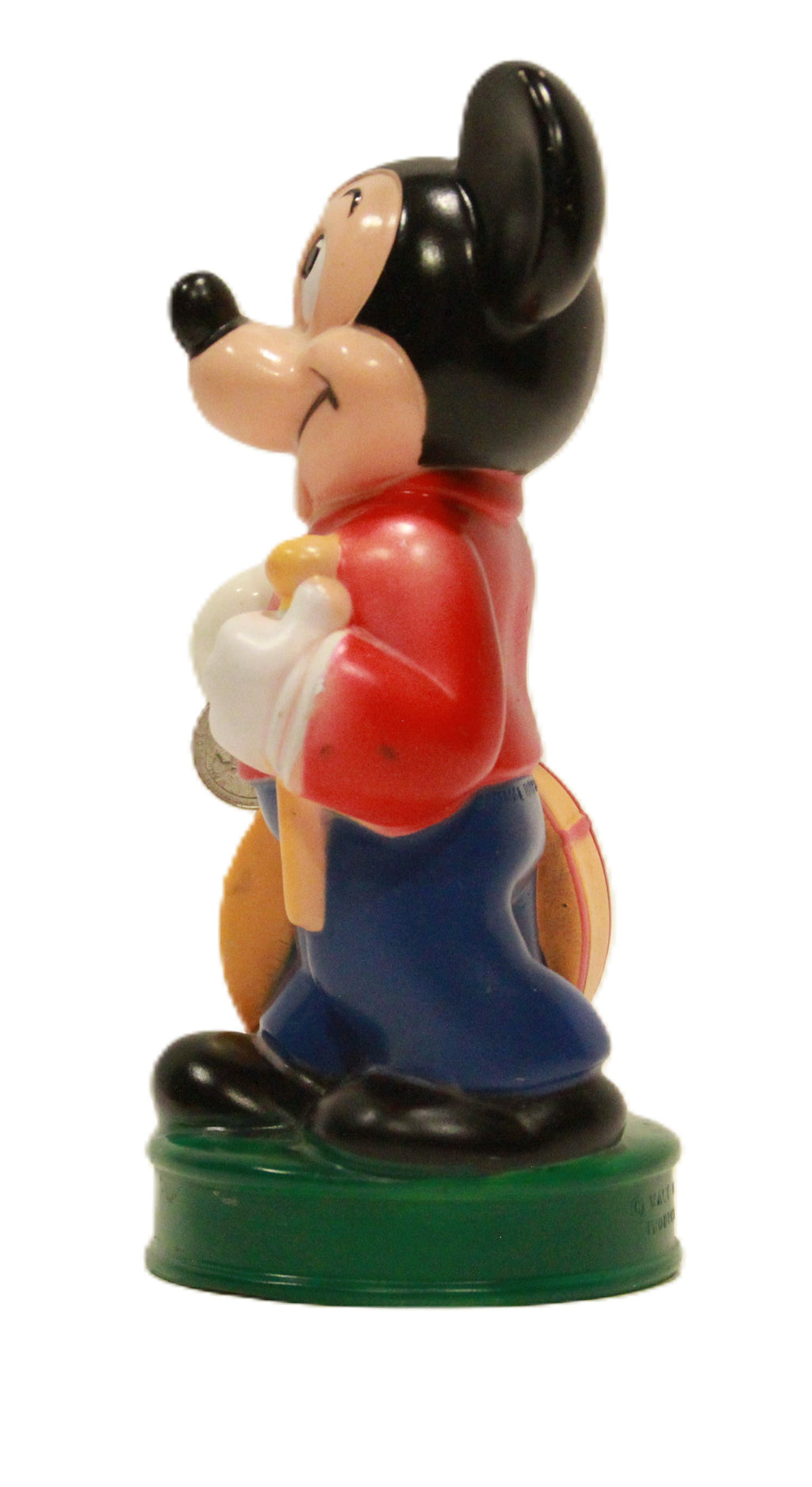 Four Fire King Anchor Hocking Pepsi Mickey Mouse & Marching Band Coin Bank