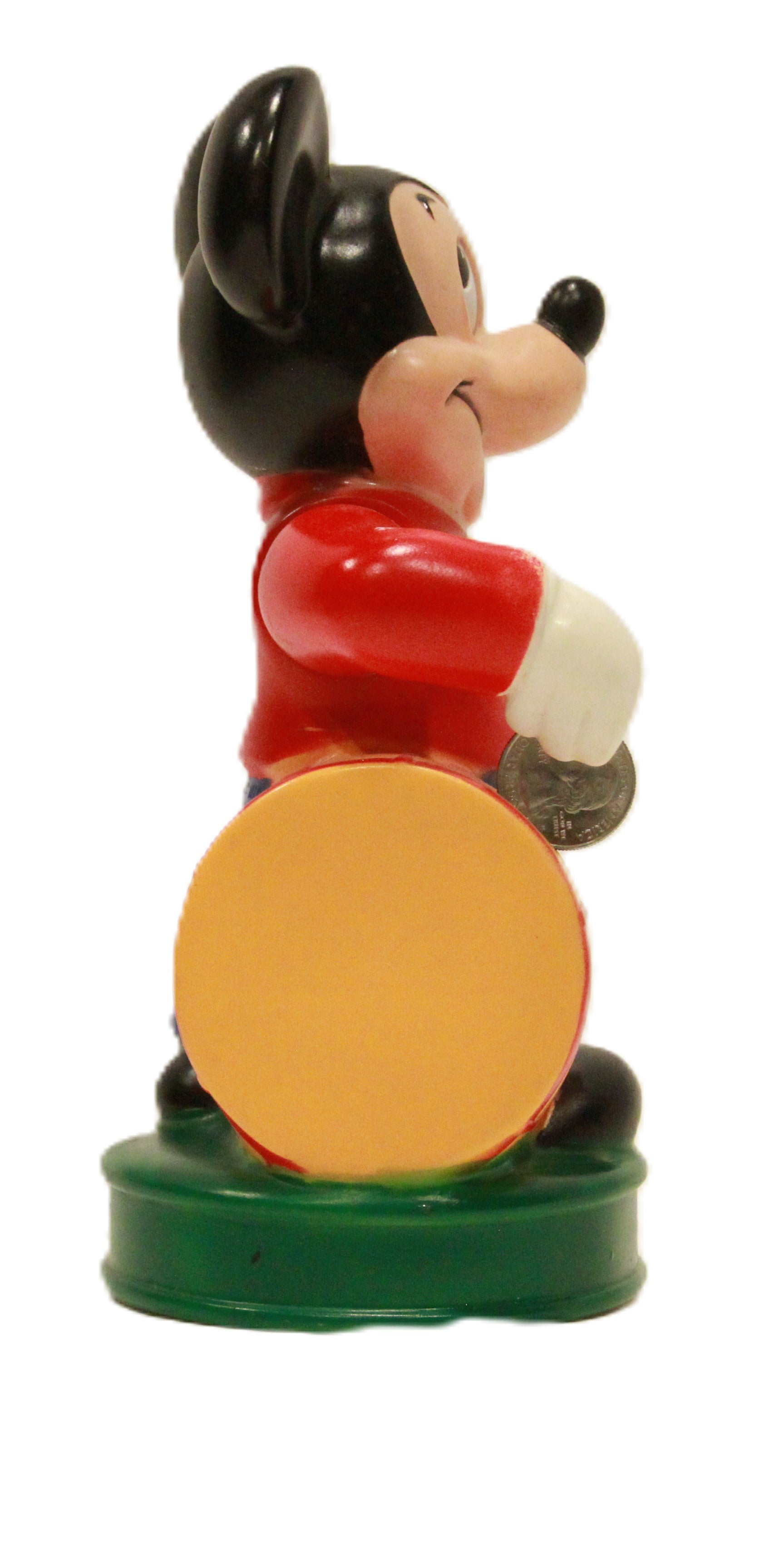 Four Fire King Anchor Hocking Pepsi Mickey Mouse & Marching Band Coin Bank