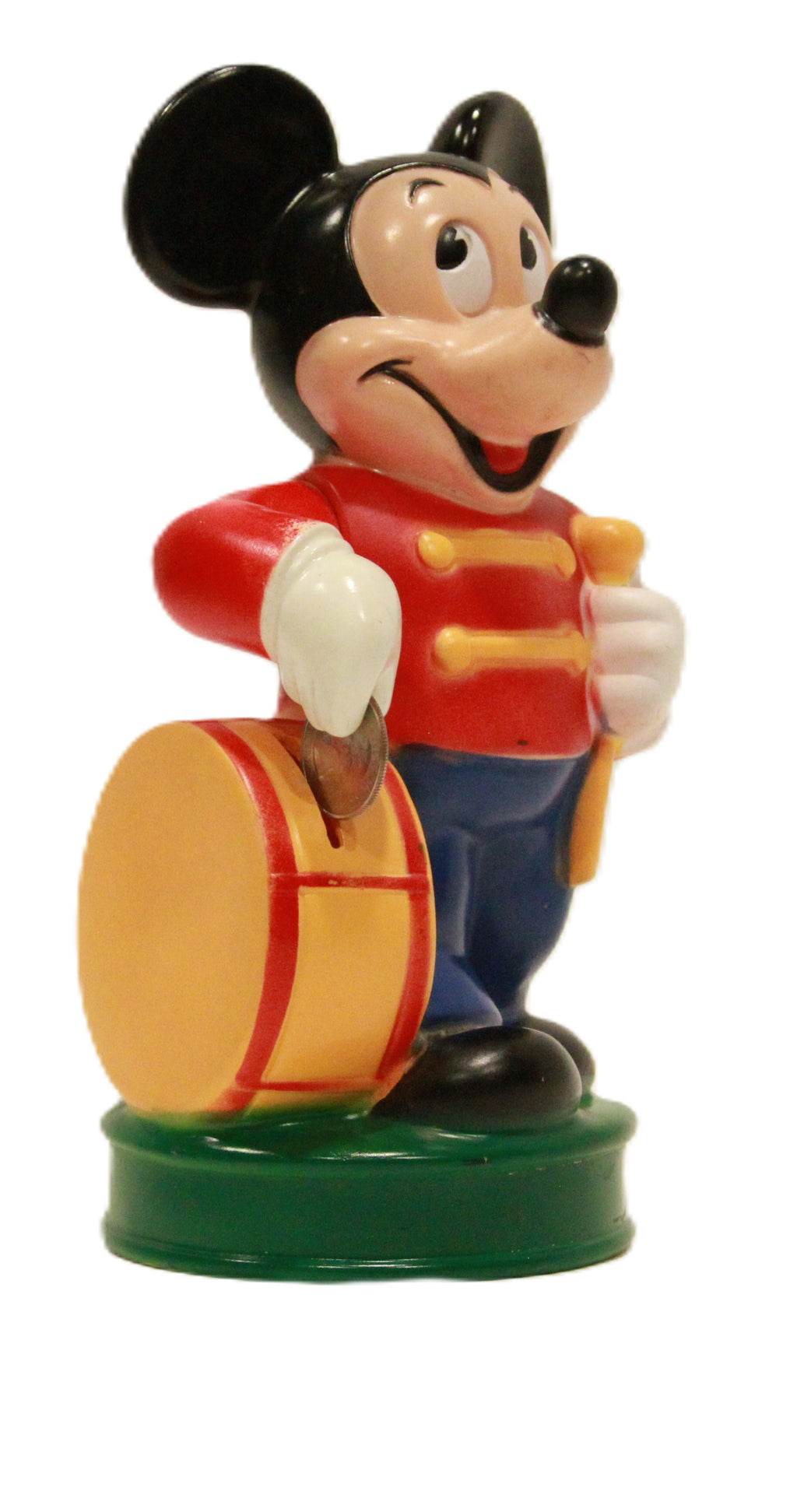 Four Fire King Anchor Hocking Pepsi Mickey Mouse & Marching Band Coin Bank