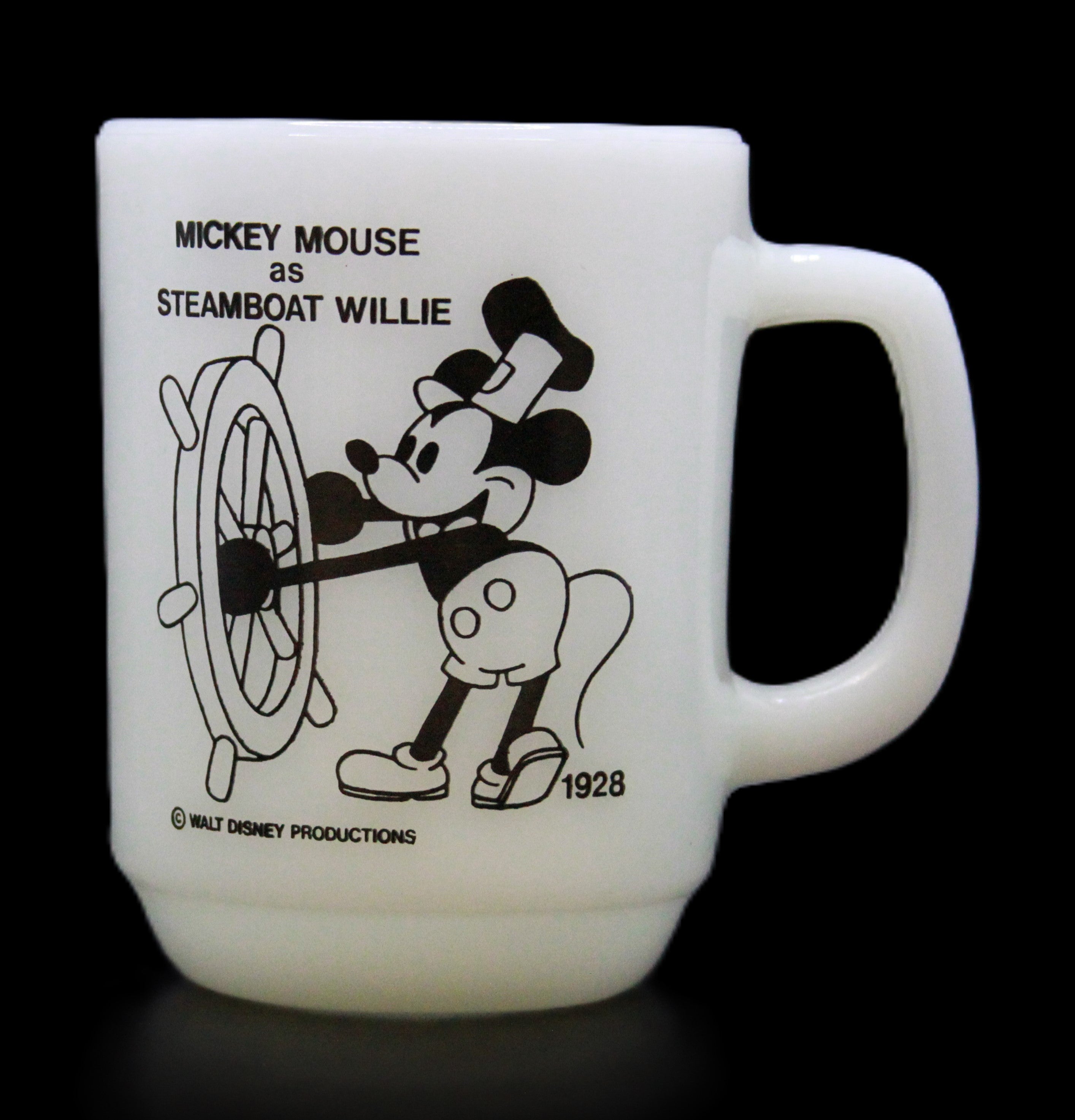 Four Fire King Anchor Hocking Pepsi Mickey Mouse & Marching Band Coin Bank