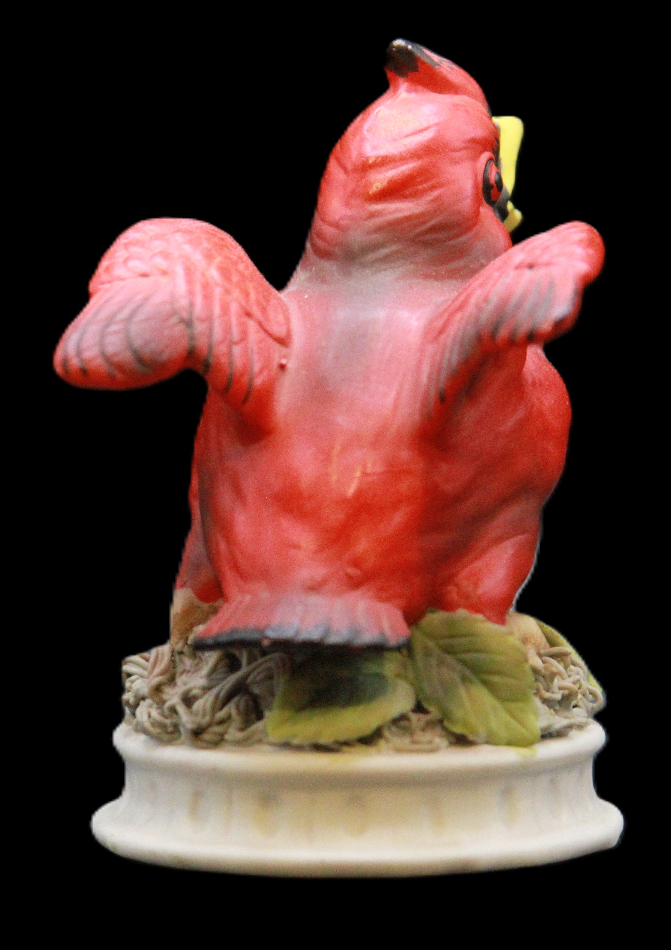 Vintage Lefton China Hand Painted Red Cardinal Bird Figurine