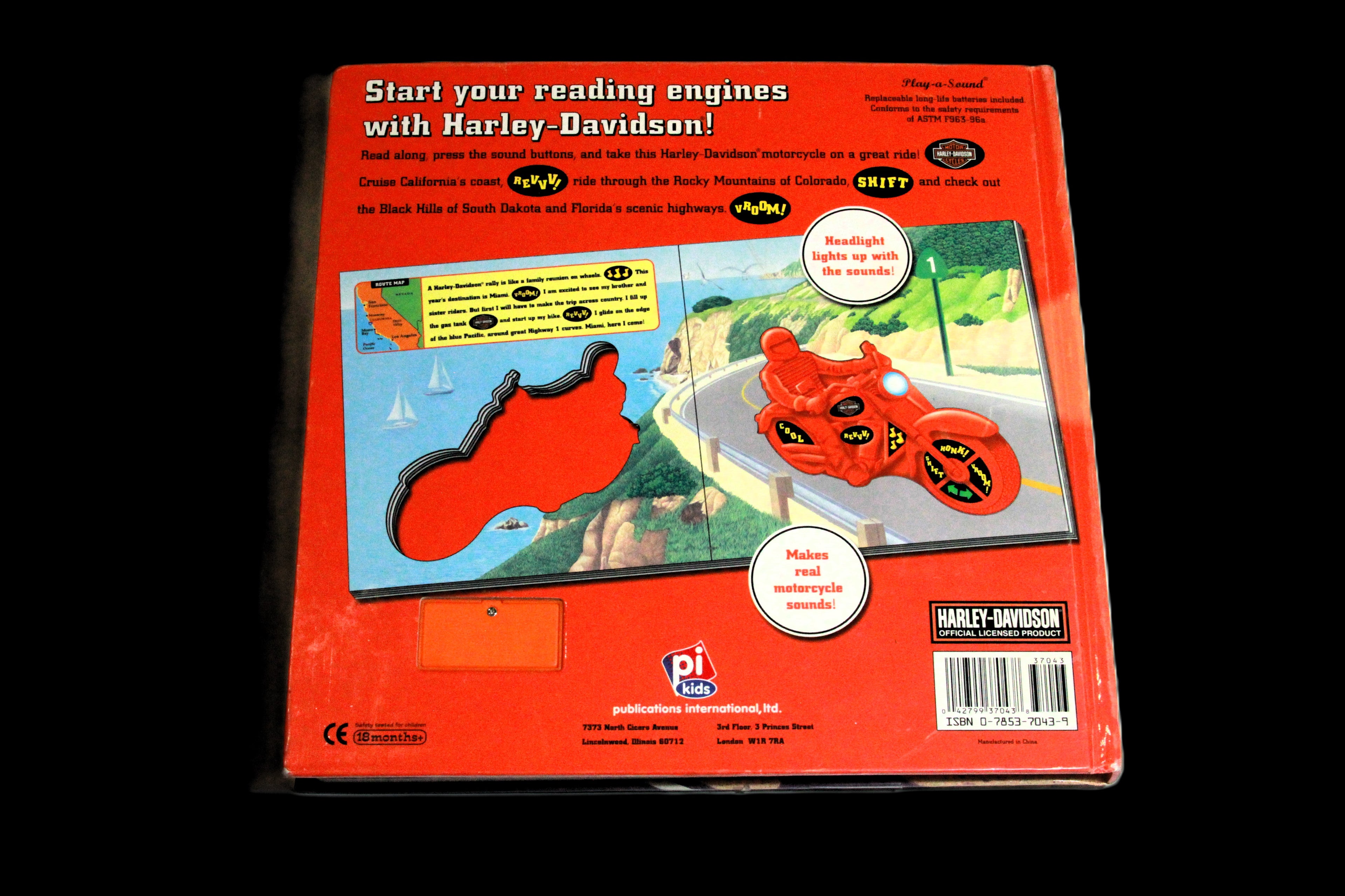 Harley-Davidson Great Rides, Play-A-Sound-Hardcover Board Book