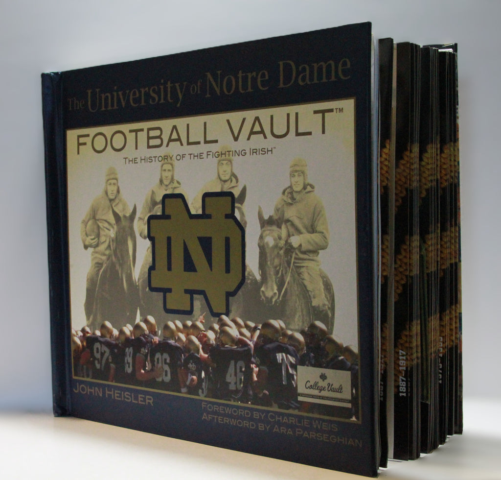 University of Notre Dame Football Vault - Hardcover
