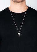 Nice & Bella Men’s Platinum-Plated Necklace