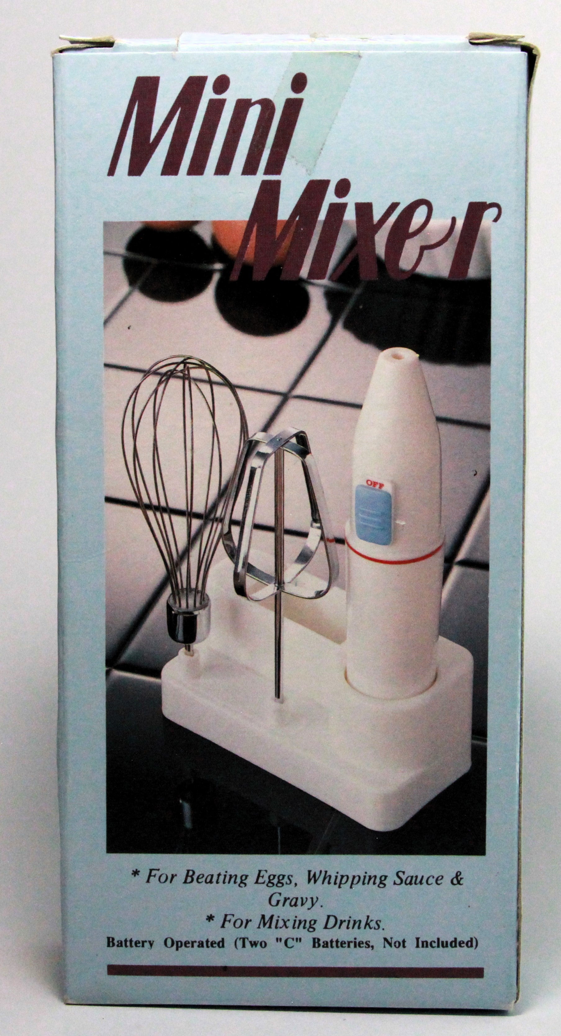 NEW SEALED Battery Operated Mini Mixer Food Blender Handheld Egg Whisk Beater