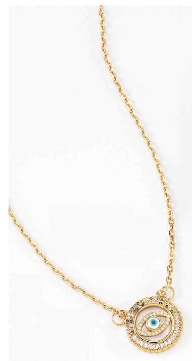 Nice & Bella Gold Plated Necklace with Bracelet Nicestone/Diamonice