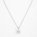 Nice & Bella Platinum Plated Earrings & Necklace with Crystal Color Nicestone