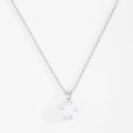 Nice & Bella Platinum Plated Necklace & Earrings with Post and Crystal Color Nice Stone