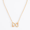 Nice & Bella Gold Plated Necklace, Bracelet, Ring & Earrings with Pink Stones