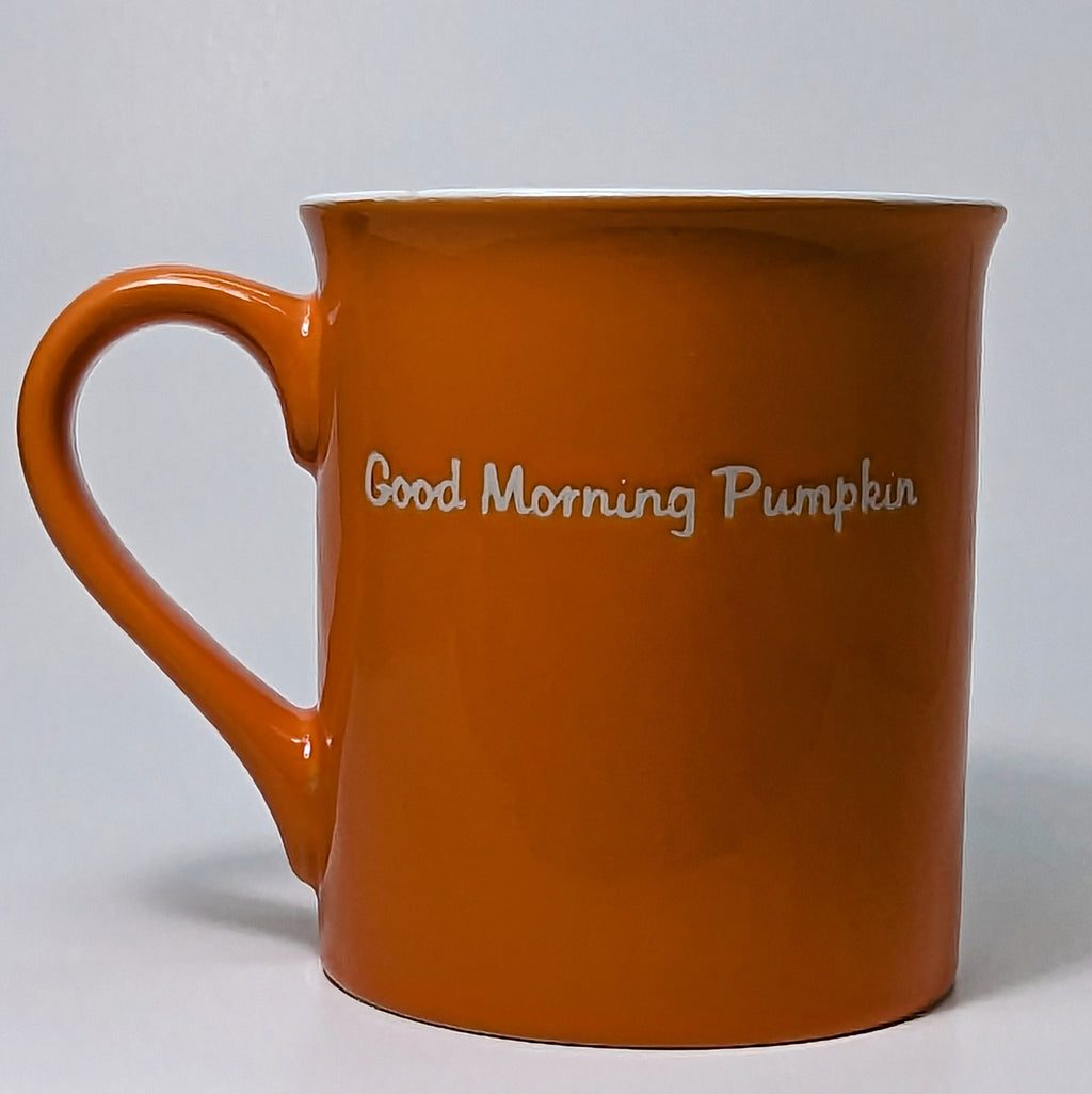 Orange Good Morning Pumpkin Mug