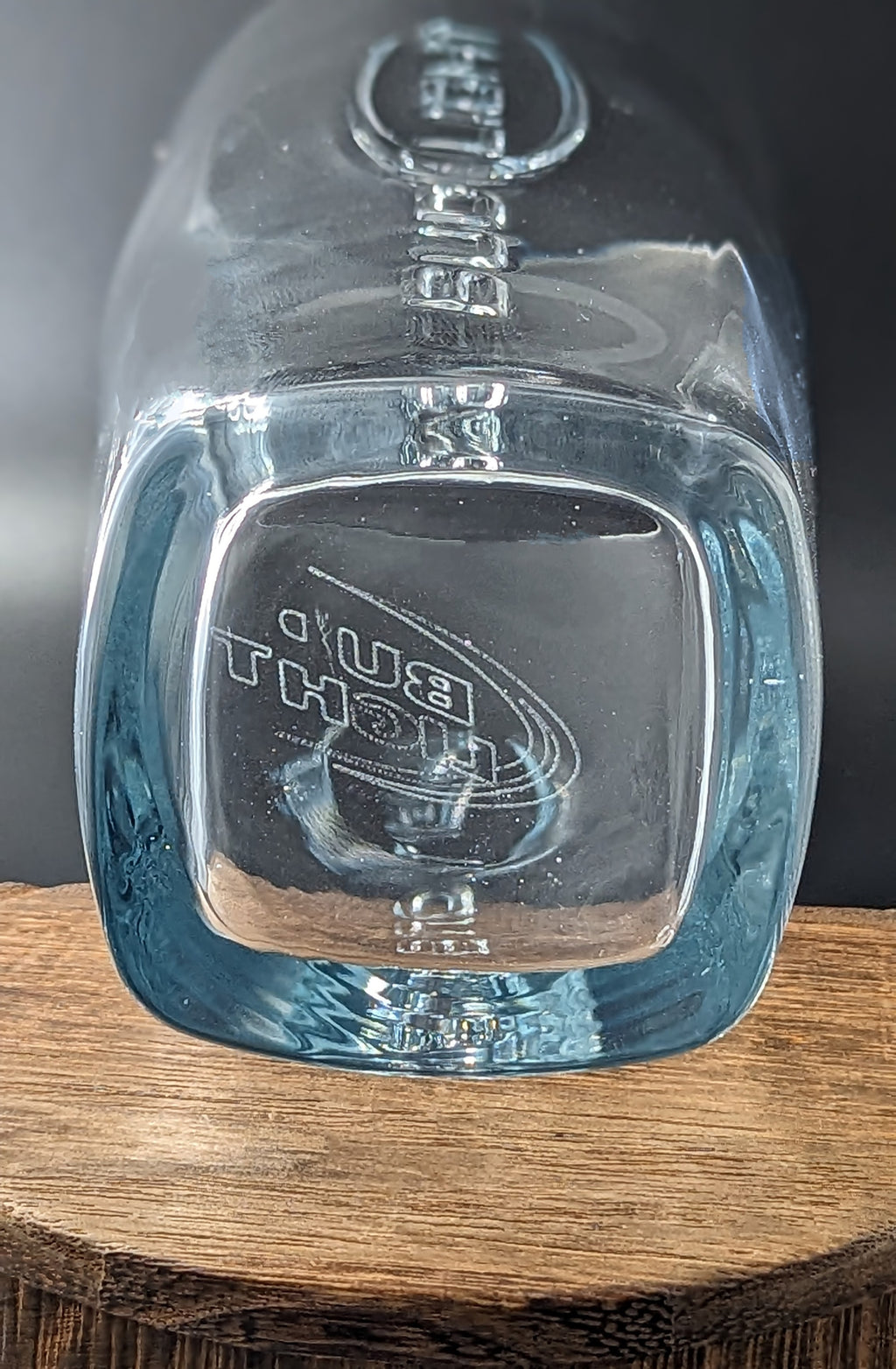 Set of 4 Bud Light Beer Clear Embossed Lager Pilsner Glasses 7" Tall