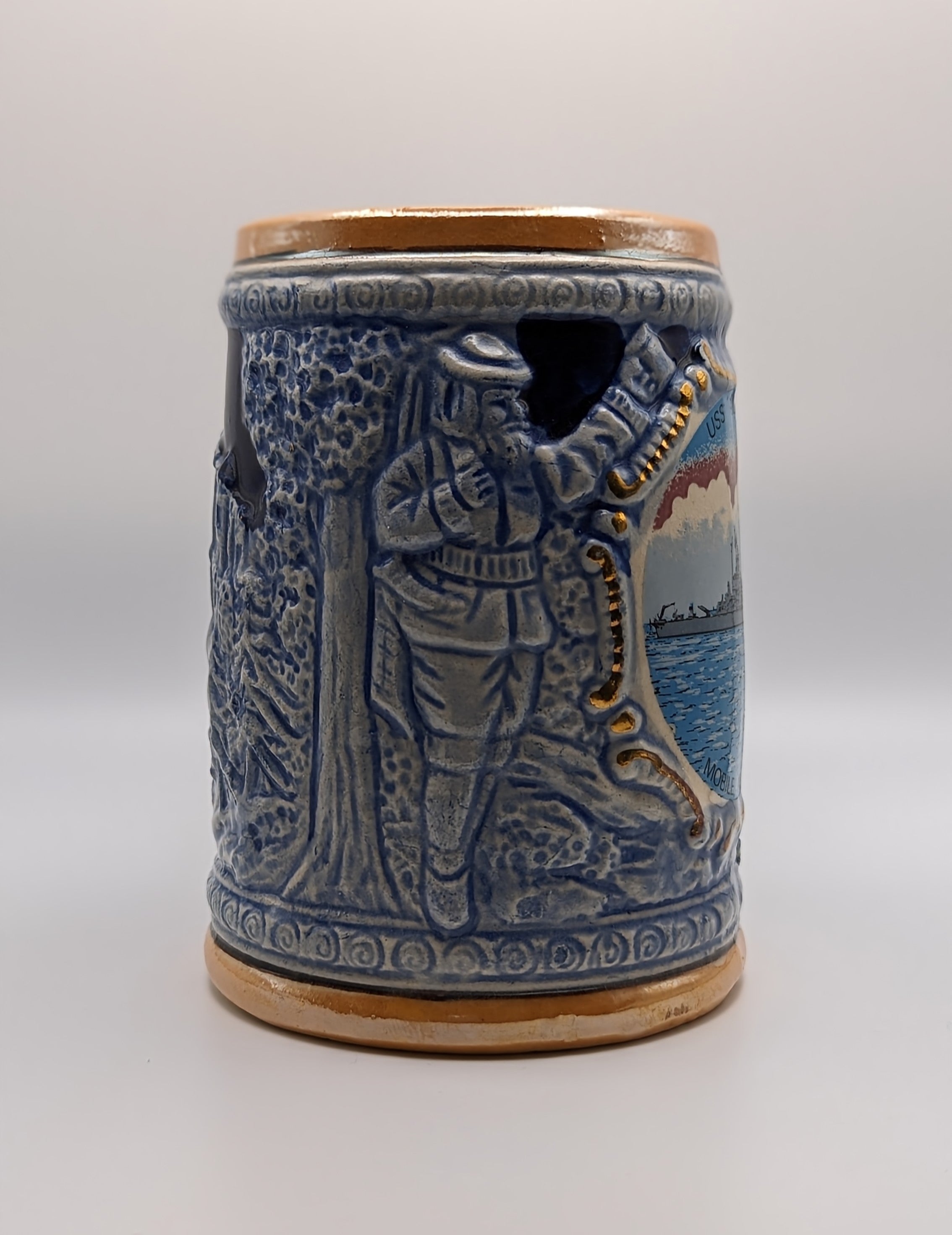 USS Alabama Battleship Mobile Ceramic Vintage Mug