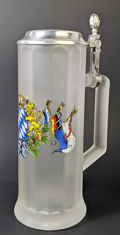 German Frosted Stein Bockling Beer Mug