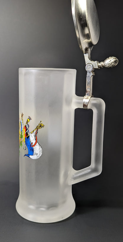 German Frosted Stein Bockling Beer Mug