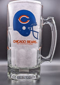 Vintage 1990 NFL Chicago Bears Slim Jim Beer Mug 32 oz