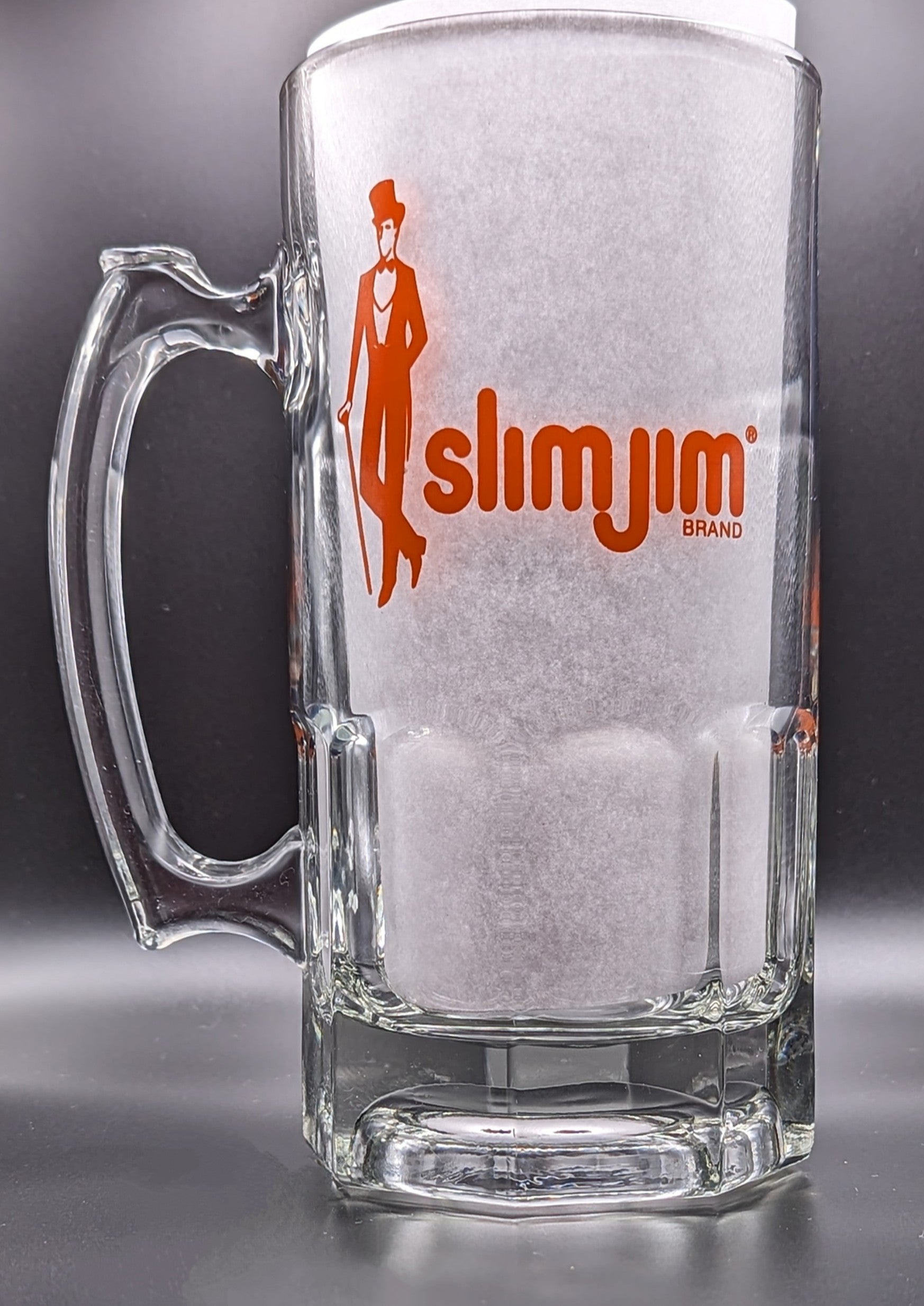Vintage 1990 NFL Chicago Bears Slim Jim Beer Mug 32 oz