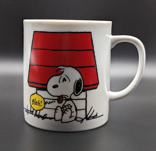 Vintage Snoopy With Woodstock Coffee Mug Cup