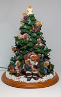The Boyds Bears Christmas Tree Santa Bear Lighted Tree The Danbury Mint