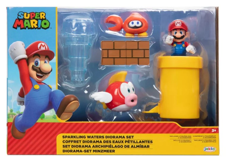 Nintendo Super Mario Sparkling Waters Diorama Set