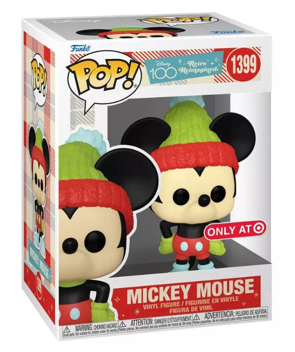 Funko POP! Disney 100 Retro Reimagined Mickey Mouse Figure (Target Exclusive)